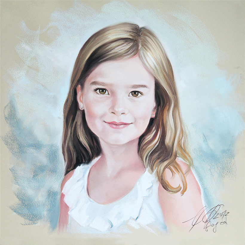 Children Pastel Portrait