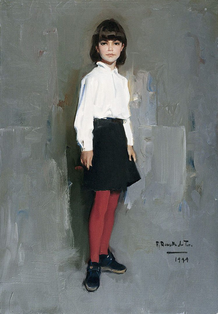 La niña de las medias rojas, 1999, Revello de Toro Museum