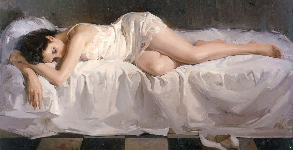 "Sumida en el sueño", 1989, Una de las obras favoritas del artista, Revello de Toro Museum