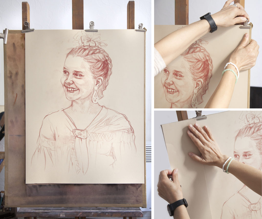 Pastel portrait step by step - Pastel Portraits