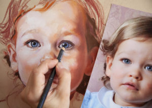 A new pastel portrait. The process step by step - Pastel Portraits