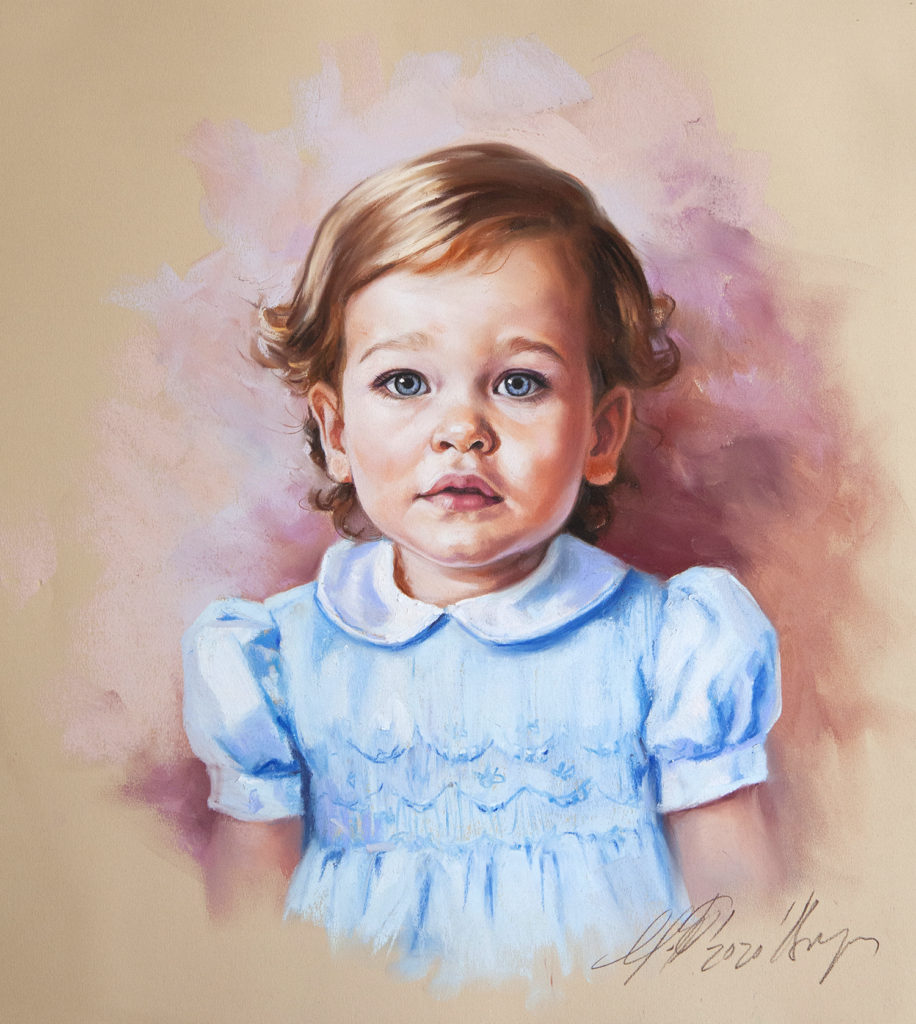 New Pastel portrait painting process on my  channel
