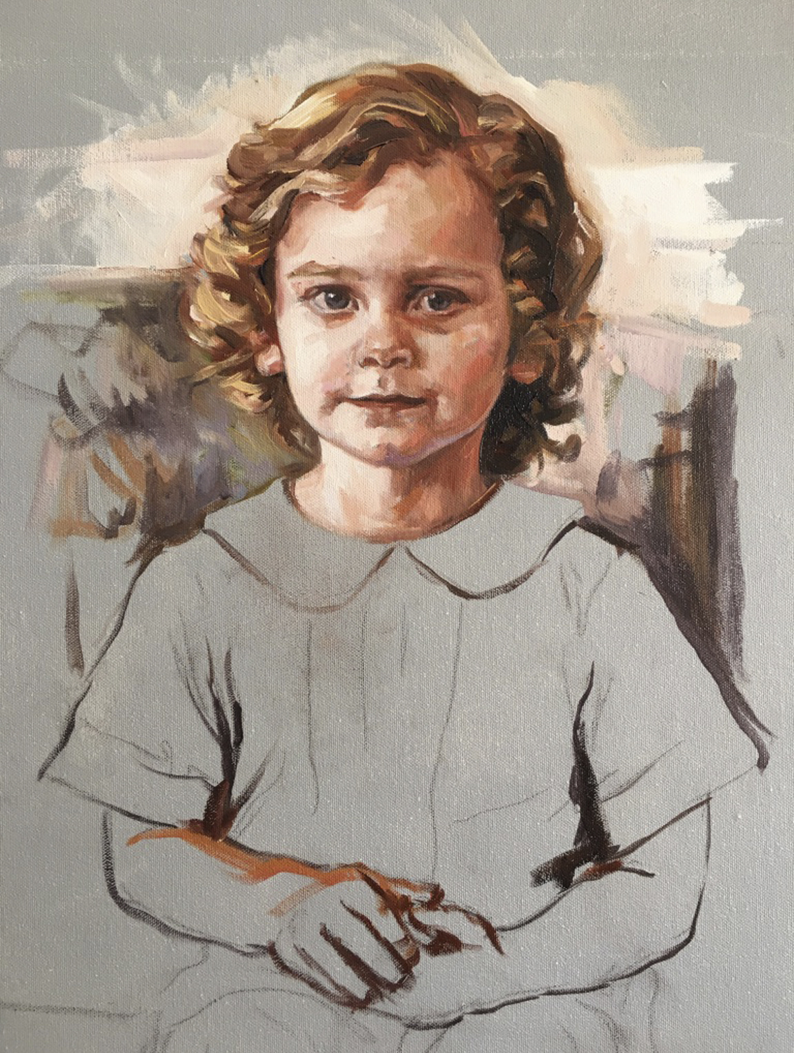 Oil Portrait Painting Of A Child Pastel Portraits   Devan Oil PortraIt 3 